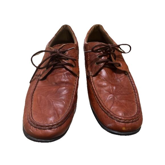 PRADA Men\'s Shoes Brown, Lace-Up, Size 11 US Loafers, boat Moc oxfords main image 15